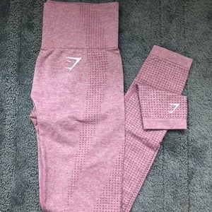 Gymshark XS Vital Seamless Legging Dusky Pink Marl